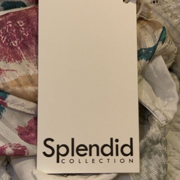 SPLENDID WOMEN’S SLEEVELESS DIXIE TOP WITH ELASTIC BUBBLE HEM FULLY LINED NWT - Picture 9 of 9